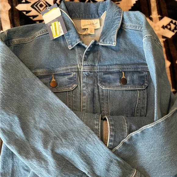 Universal Thread Blue Denim Shirt Dress - Picture 2 of 5